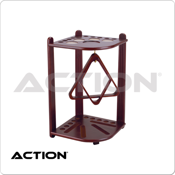 Deluxe 10 Cue Corner Floor Rack - Wine